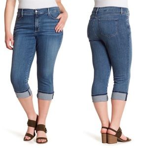 NYDJ Dayla Wide Cuff Capri